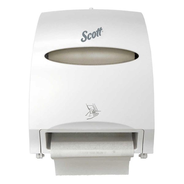 Scott Essential Electronic Towel DispenserWhite with Purple Core 48858